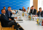 Blick in den Besprechungsraum