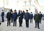 Innenminister Herrmann, Staatssekretär Kirchner und Staatssekretär a.D. Eck mit Wilhelm Schmidbauer und Michael Schwald