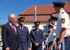 Innenminister Joachim Herrmann begrüßten mit dem Vizepräsidenten der Bayerischen Bereitschaftspolizei, Detlev Tolle, die Polizistinnen und Polizisten