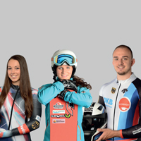 Snowboarderin Ramona Hofmeister, Skeletoni Anna Fernstädt und Bob-Anschieber Christian Rasp