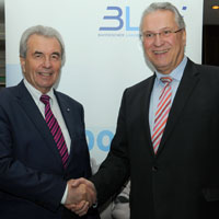 BLSV-Präsident Günther Lommer und Sportminister Joachim Herrmann