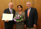 Ordensaushändigung am 4. Juni 2012 - Verdienstkreuz am Bande an Prof. Dr.-Ing. Günther Leykauf