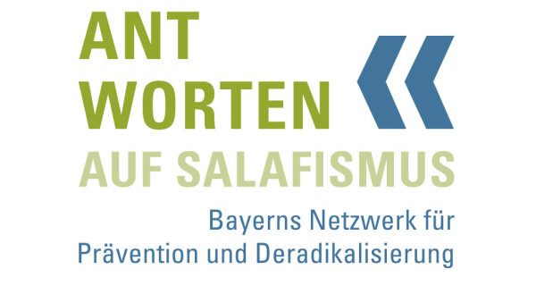 Banner "Antworten auf Salafismus - Bayerns Netzwerk für Prävention und Deradikalisierung"