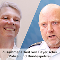 Kachel Bayerische Polizei und Bundespolizei