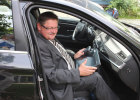 Innenstaatssekretär Gerhard Eck präsentiert am 3. Juli neue CarPads für die Bayerische Polizei